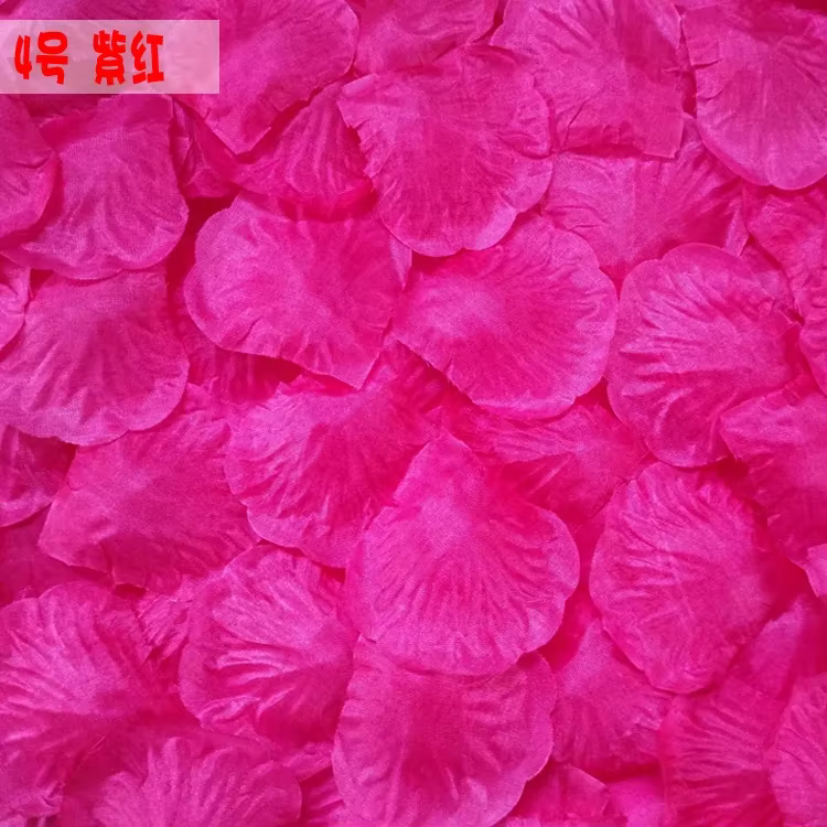 Nouvelle mode 1000 pièces/lot Pétales de rose artificiels en soie Décorations de mariage Chemins de