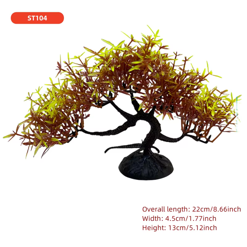 Arbre bonsaï d'aquarium, plante, décoration d'aquarium, plante artificielle, décoration florale, déc