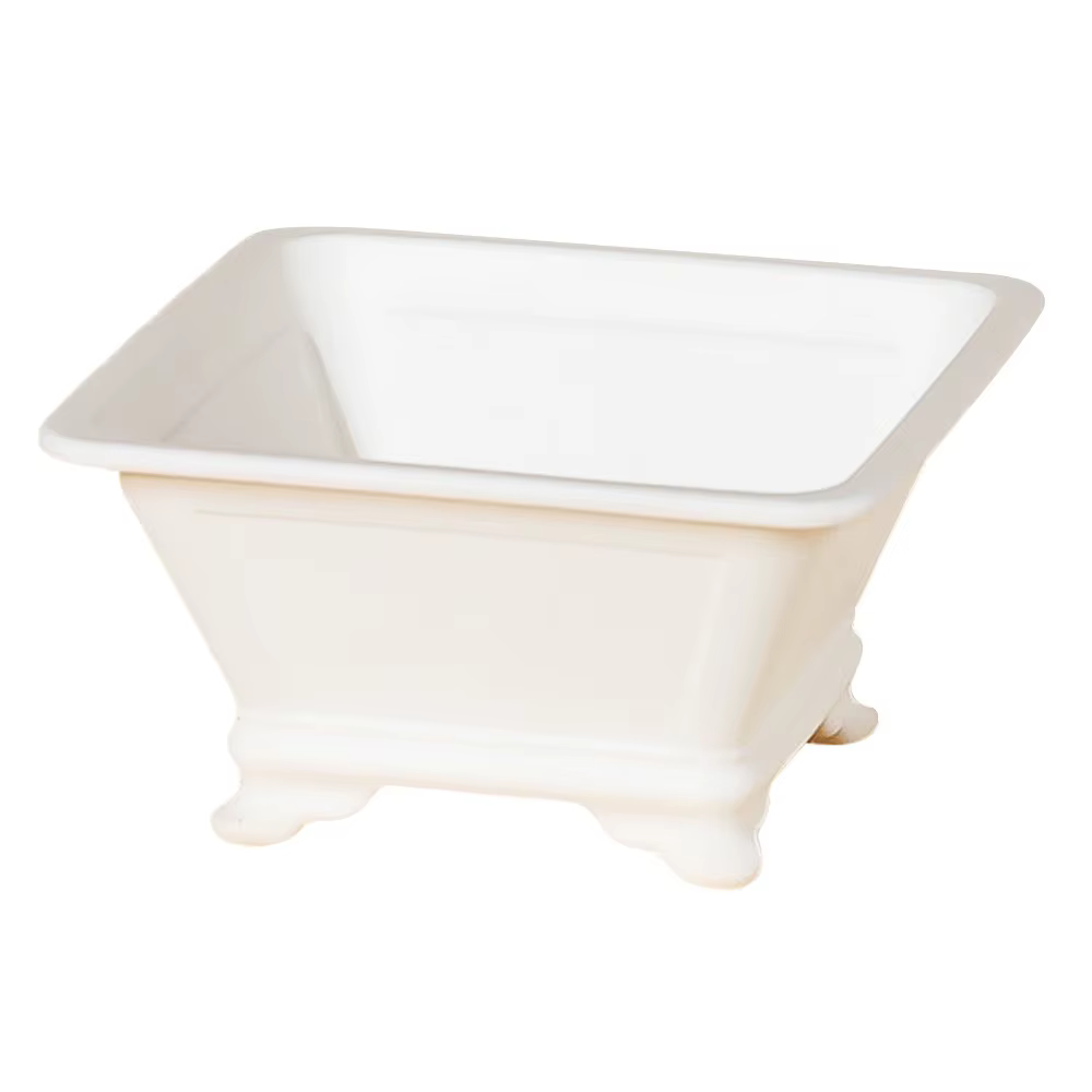 Pots de fleurs créatifs en argile violette, optique durable, pots de plantes de bricolage, bonsaï co