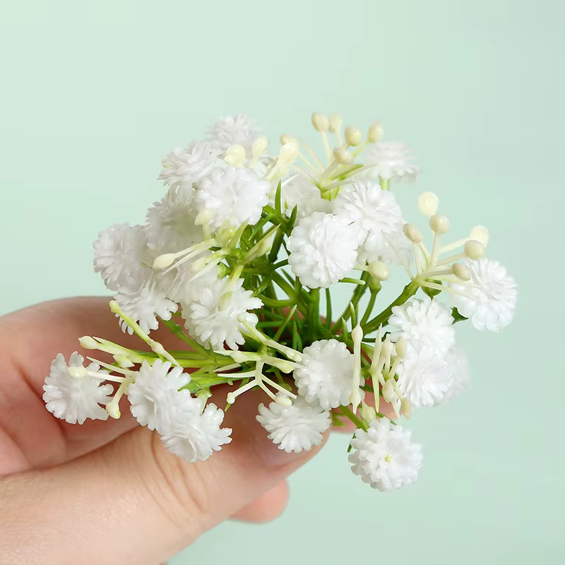 20/40 pièces fleurs artificielles 8CM fausse fleur pour la décoration intérieure décorations de mari