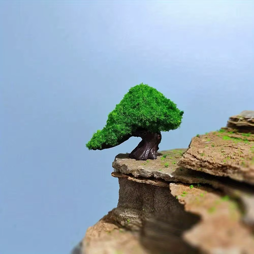 Pin de Simulation pour décoration de jardin Miniature, accessoires de bonsaï, arbres modèles artific