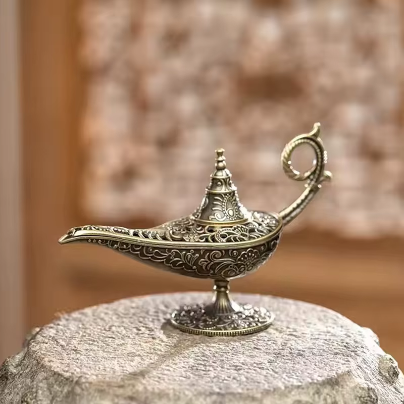 Brûleur d'encens de Style Antique Durable, Purification de l'air, brûleur d'encens en métal, lampe A