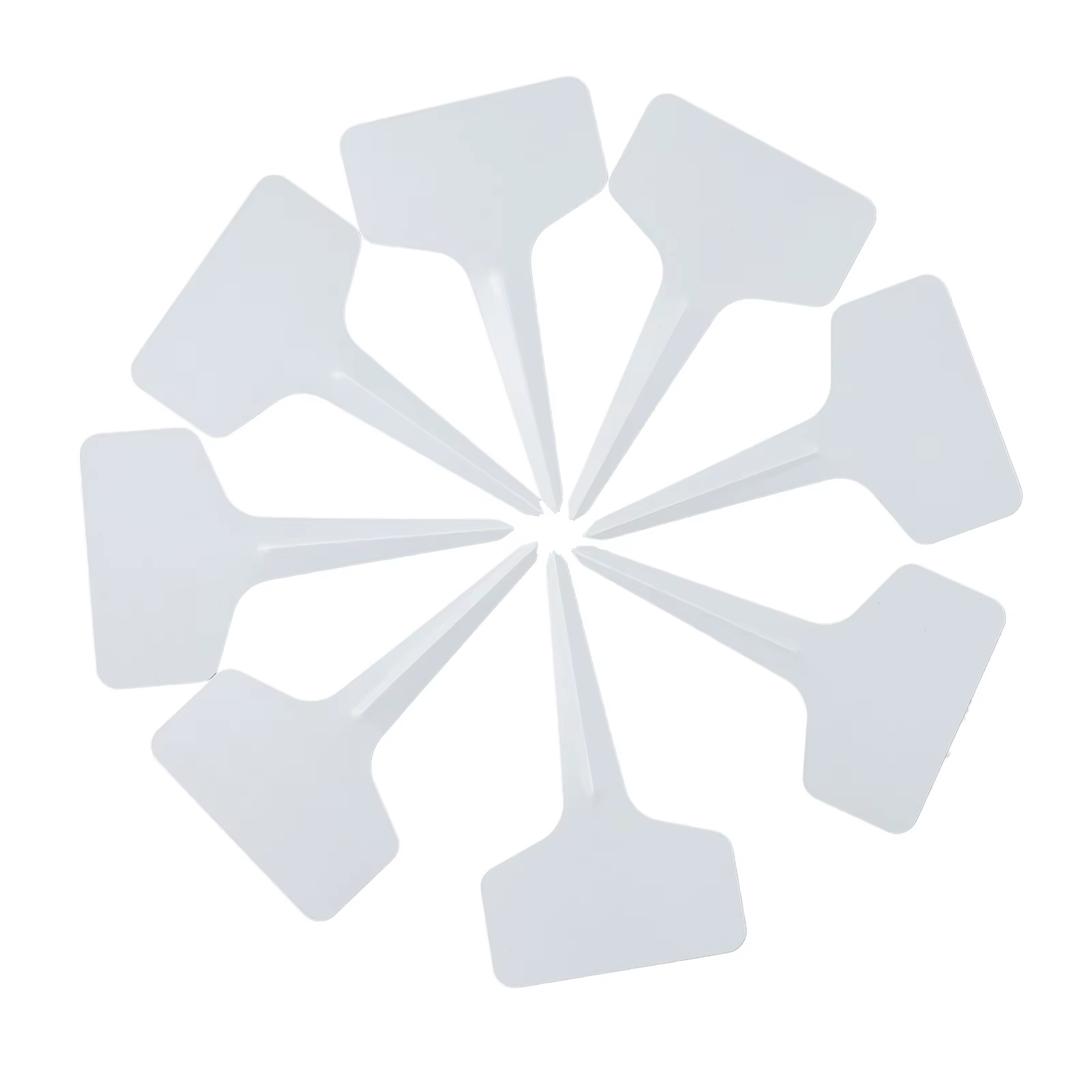 Marqueurs d'étiquettes pour plantes de Type T, 50 pièces, en PVC, pour Classification des plantes de