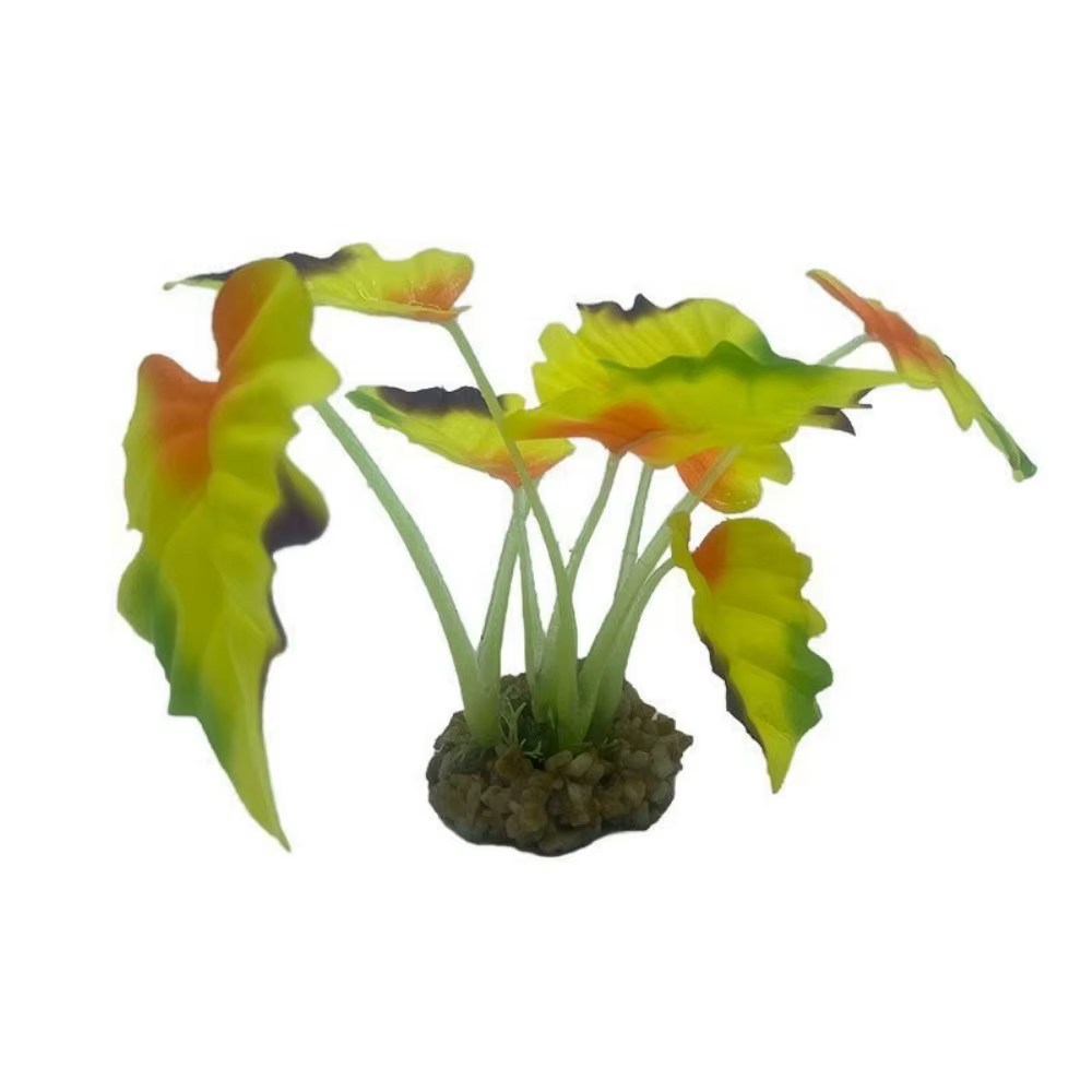 Plantes aquatiques en plastique pour aquarium, petites plantes artificielles réalistes avec des tige
