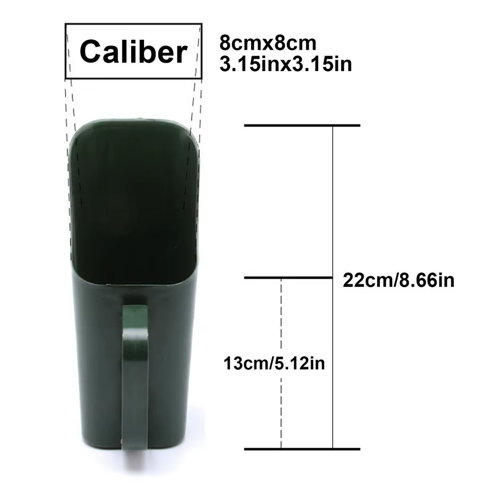Pelle de jardin plante sol Scoop maille tamis filtre pelles en plastique pelle seau en pot jardinage