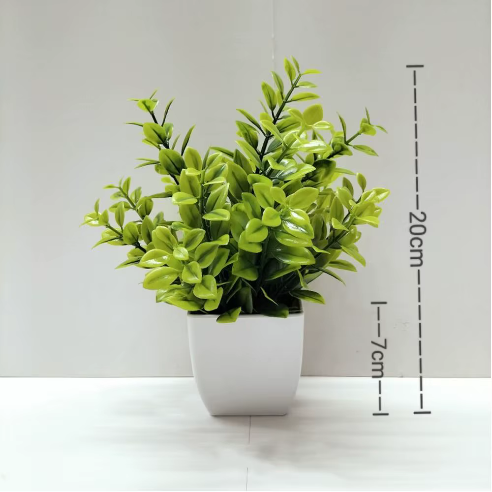 Mini fleurs artificielles en pot, fausses plantes en pot, ornements de table, fleurs artificielles p