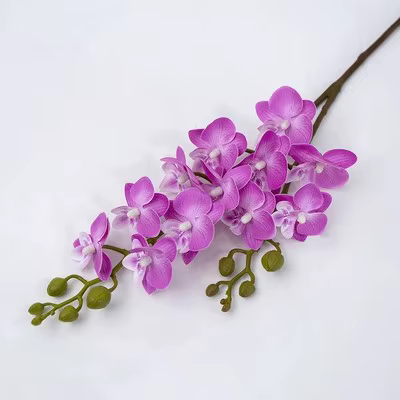 Fleur d'orchidée en soie, Phalaenopsis, matériel d'arrangement floral de mariage, décor de table à l
