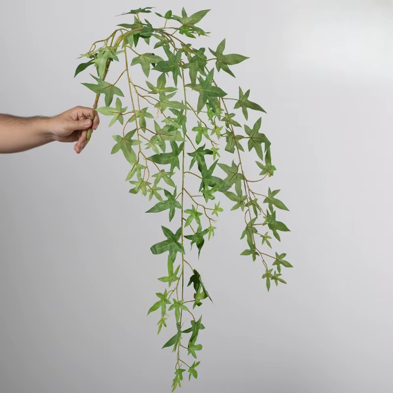 3 pièces de plantes artificielles en soie, feuilles de patate douce, vigne florale de simulation, fe