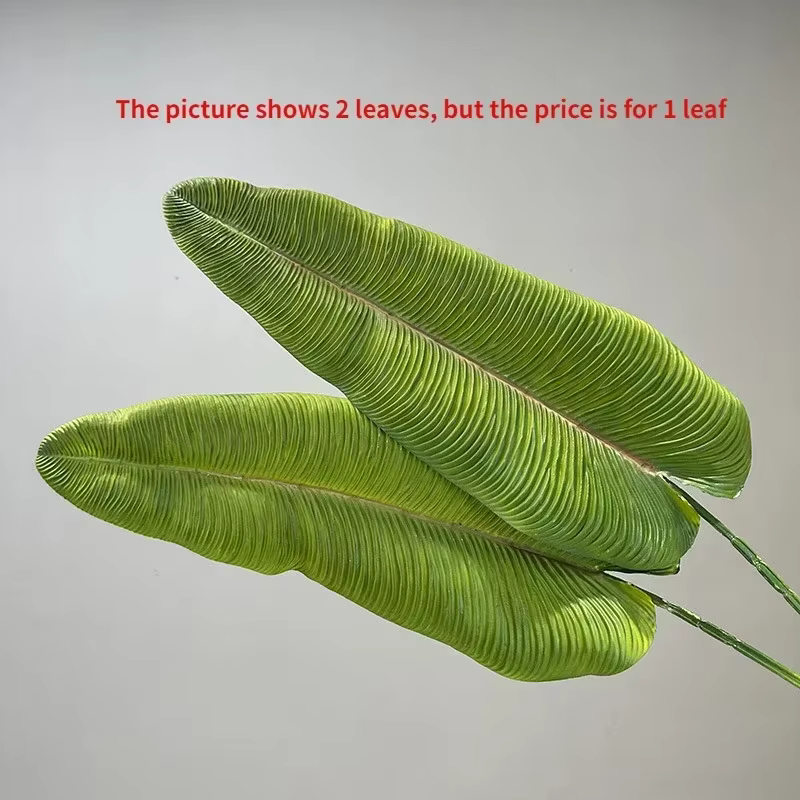 Plantes vertes artificielles en forme de paradis, 102cm, simulation de plantes vertes en caoutchouc 