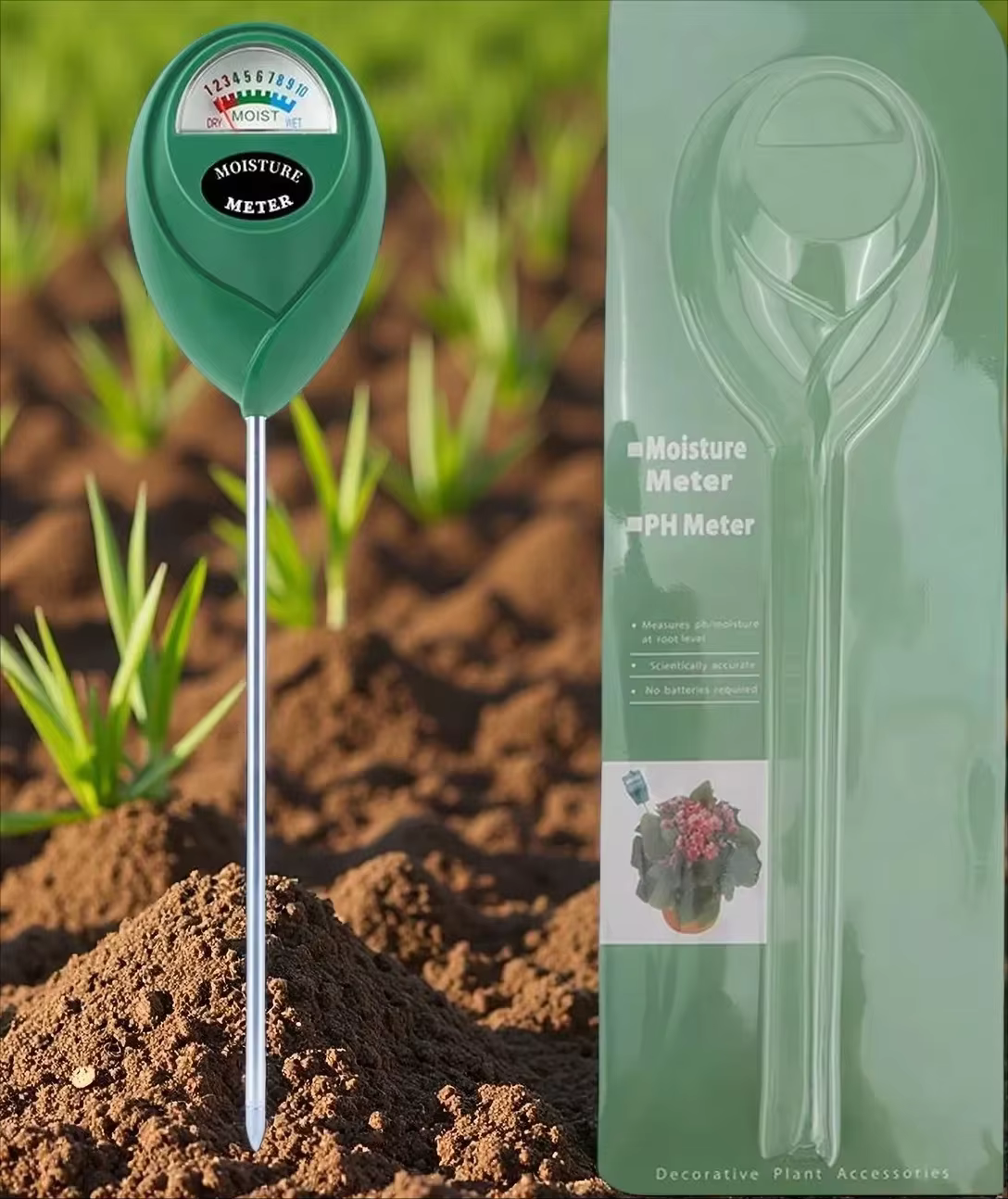 Testeur d'humidité du sol, testeur d'eau pour plantes, détecteur d'humidité, hygromètre pour jardina