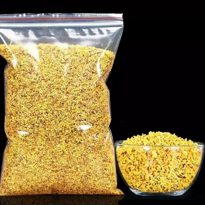 Fleur séchée d'osmanthus naturel de qualité supérieure, pour décoration de mariage à domicile, mélan