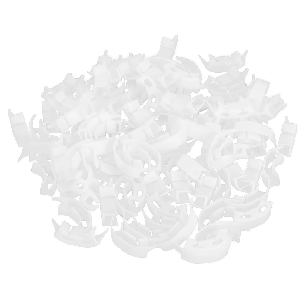 200 clips de formation de plantes en plastique durable, blancs, universels, pour plier les branches,