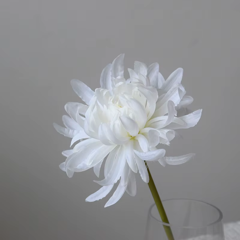 15/20 pièces de chrysanthèmes roses artificiels en forme de griffe de crabe pour mariage, décoration