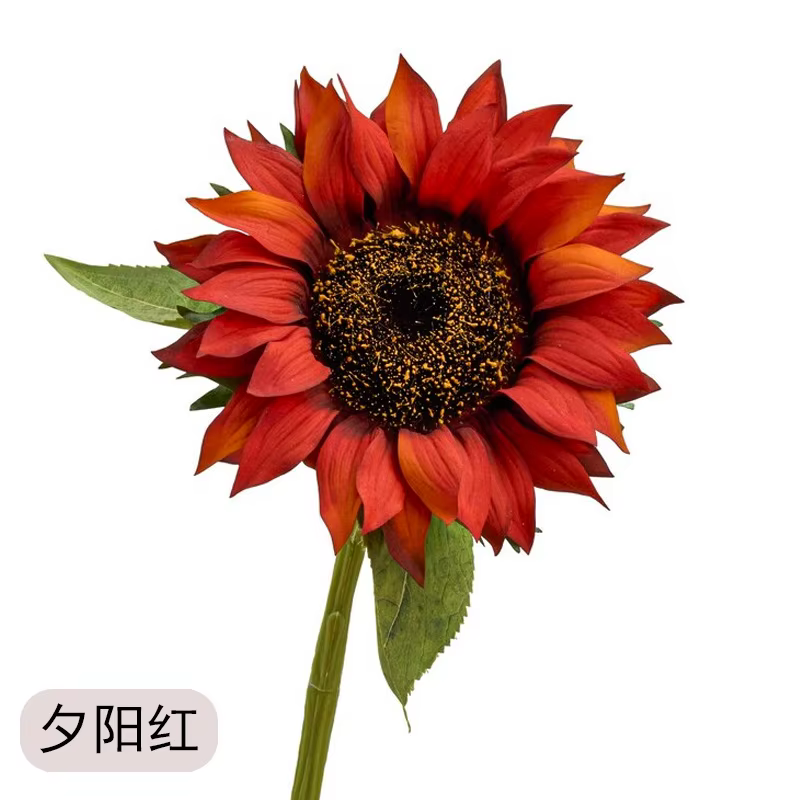Bouquet de fleurs artificielles tournesol, 3 pièces, décoration réaliste pour jardin extérieur, auto