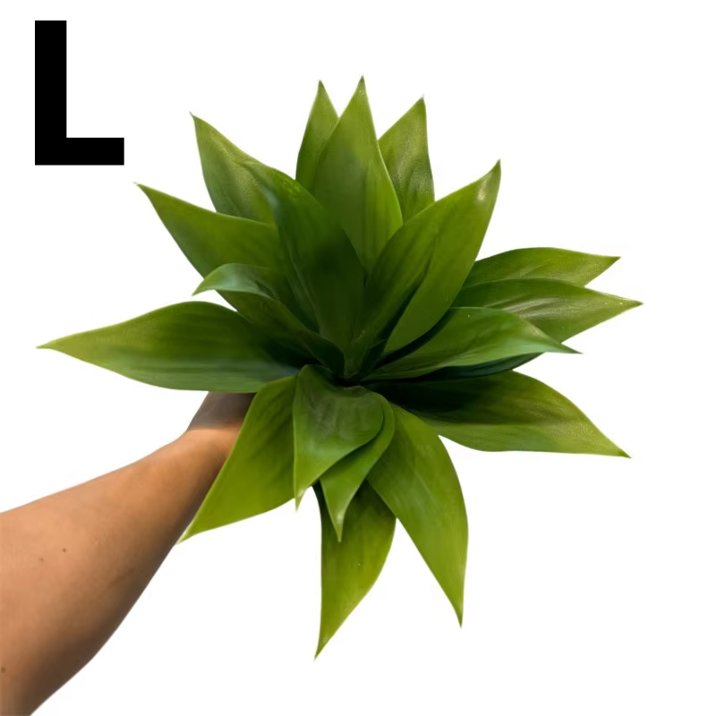 Plantes fausses plantes d'agave artificielles, grandes jardinières d'agave faux résistantes aux UV d