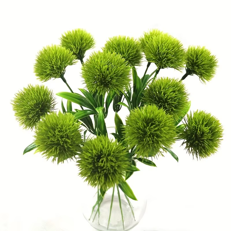 Vase de pissenlit en plastique pour la décoration de la maison, accessoires de fleurs décoratives de