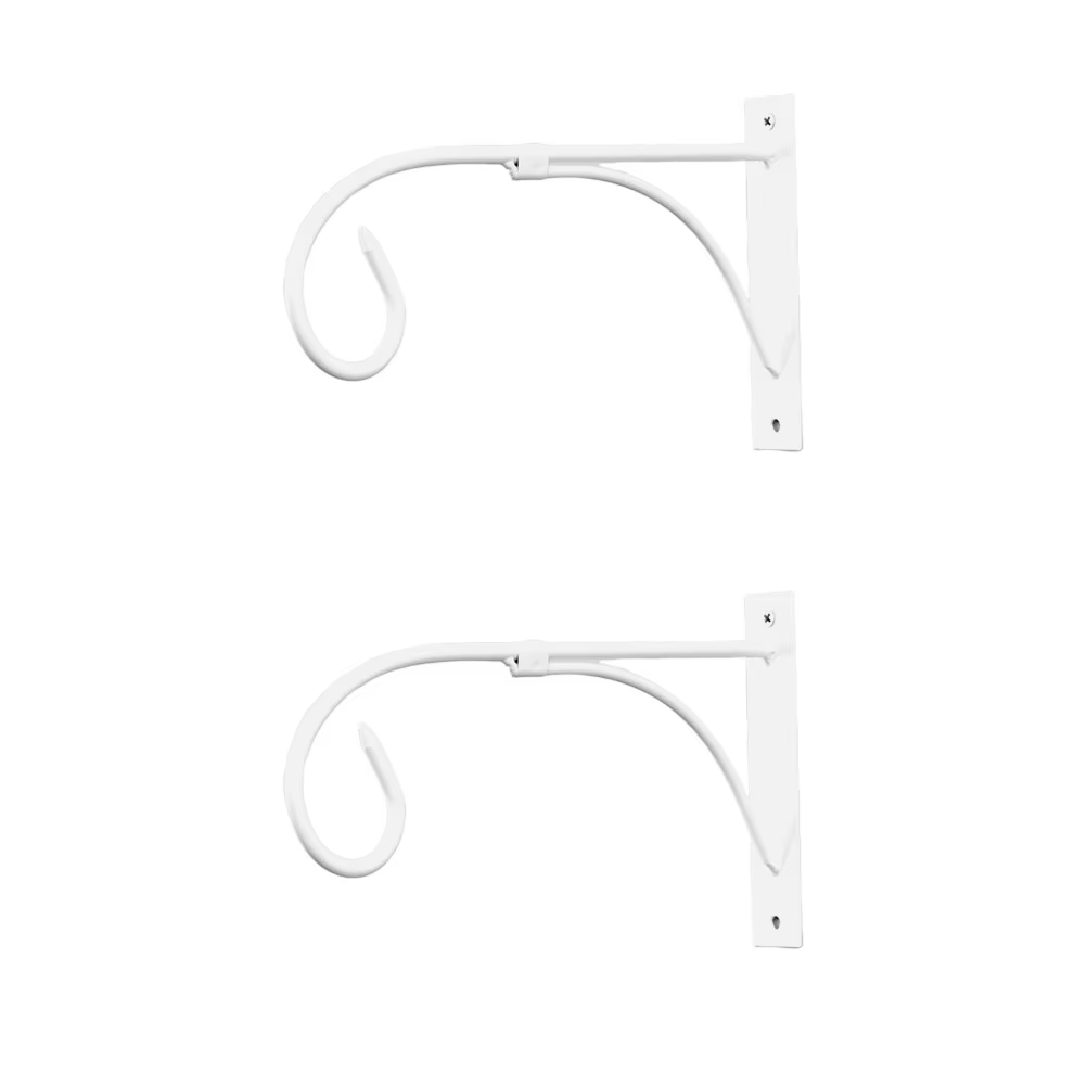 Lot de 2 crochets muraux premium pour pots de fleurs, support mural pour bonsaï, installation facile