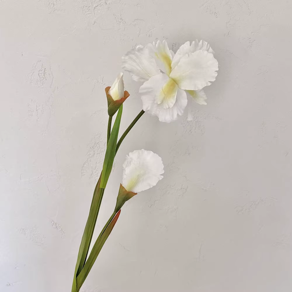 Branche de fleur d'iris artificielle de 80 cm, accessoires de photographie, accessoires de bricolage