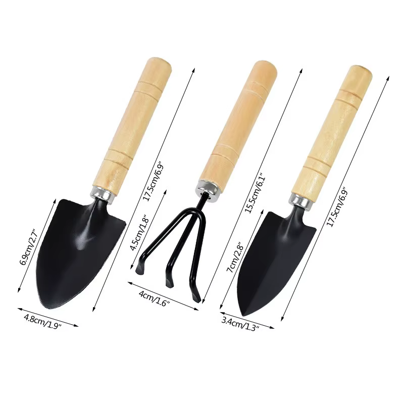 Mini ensemble d'outils de jardin pour plantes de jardin, pot de fleur, outils de jardin, creusement,