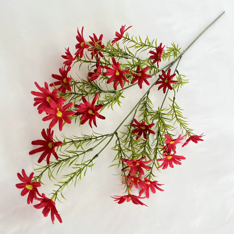 Fleurs de mariage forestière style pastoral naturel longues branches fleurs artificielles décoration