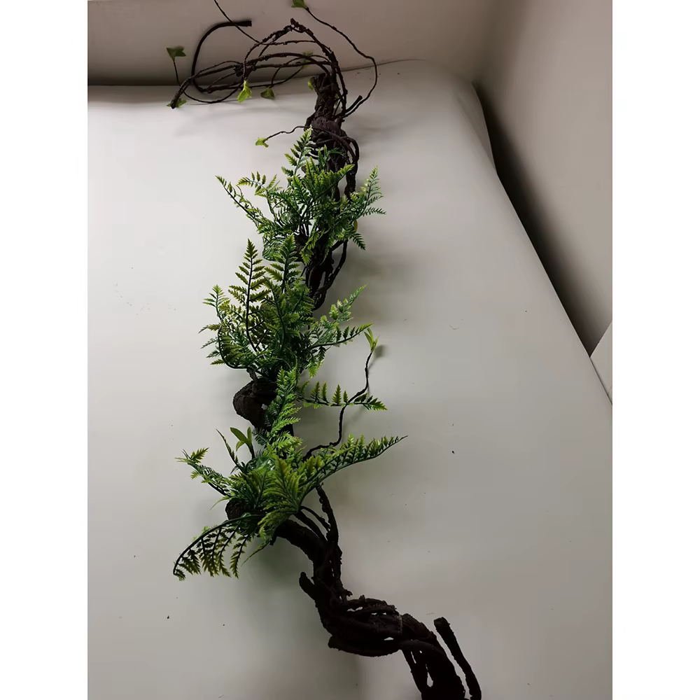 1.75 mètres vigne artificielle feuille verte Simulation Rose rotin plante branche décoration bureau 