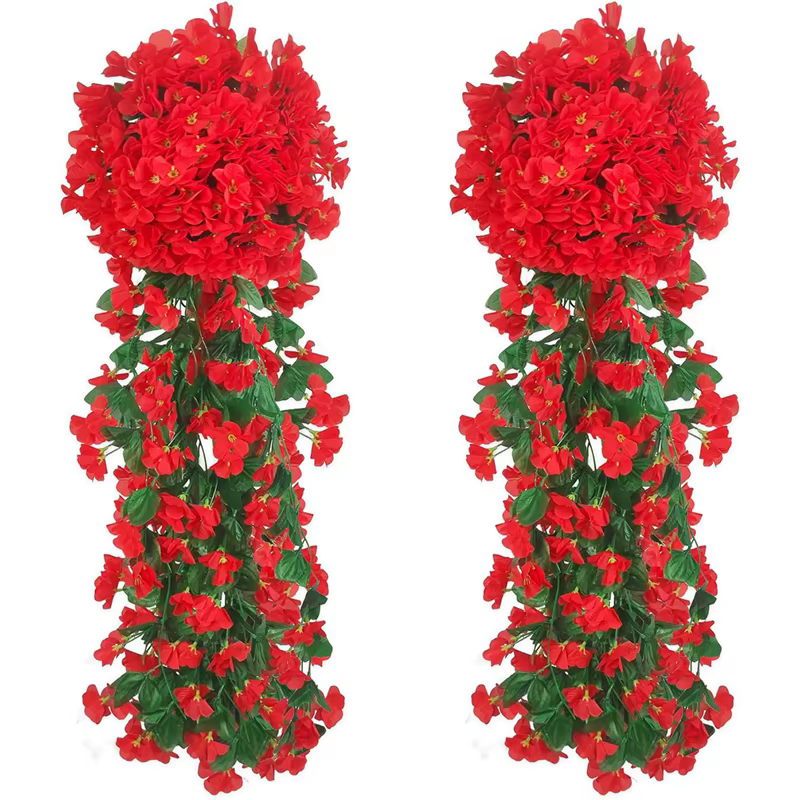 1PC fleurs artificielles soie Violet tenture murale scène de mariage décor maison empotage extérieur