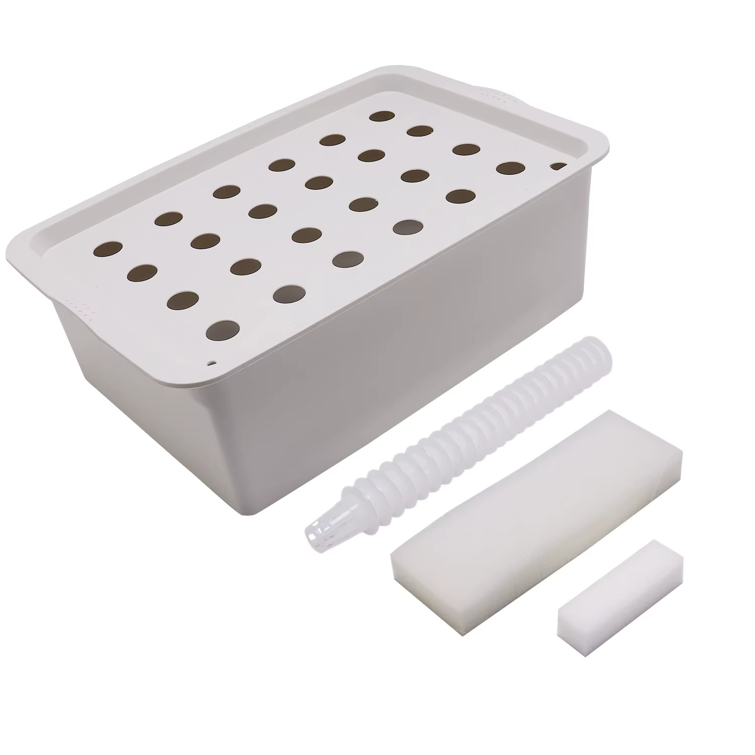 Boîte de plantation hydroponique à 24 trous, Kit hydroponique pour plantes au sol, Pot de fleur de j