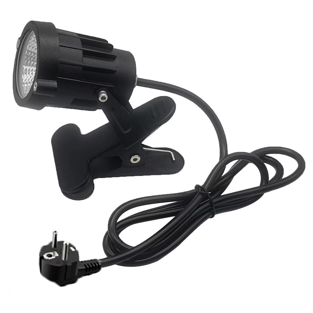 Pince LED Spot intérieur plantes décor Accent éclairage Clip sur lumières Uplight avec prise pour bu