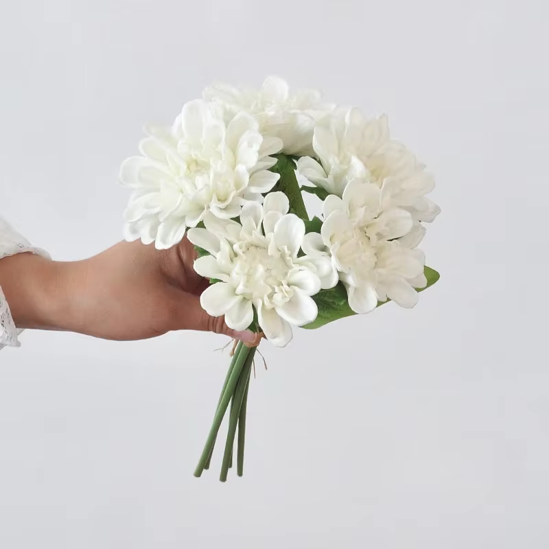 Bouquet de fleurs de Simulation de chrysanthème de soleil en PU, fausse fleur décorative pour chambr