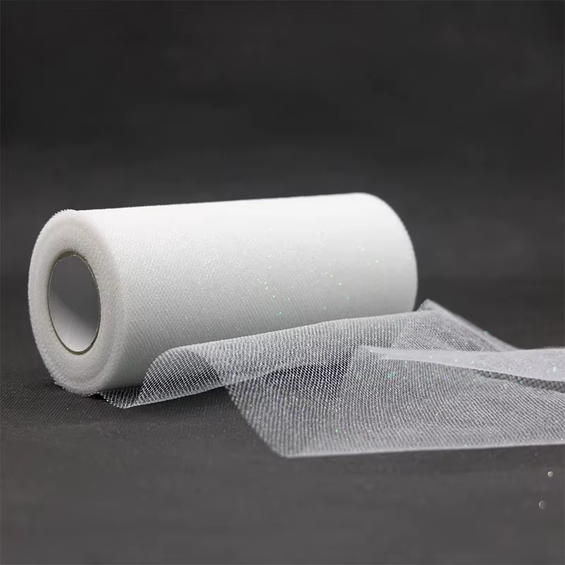 Rouleau de ruban en Tulle scintillant, 25 Yards, 15cm, pour réception-cadeau pour bébé, bricolage, a