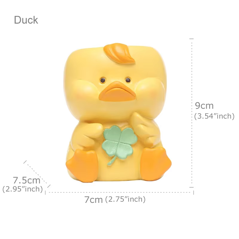 Jardinière d'animaux mignons pour plantes succulentes, Pots de fleurs en résine, conteneur multifonc