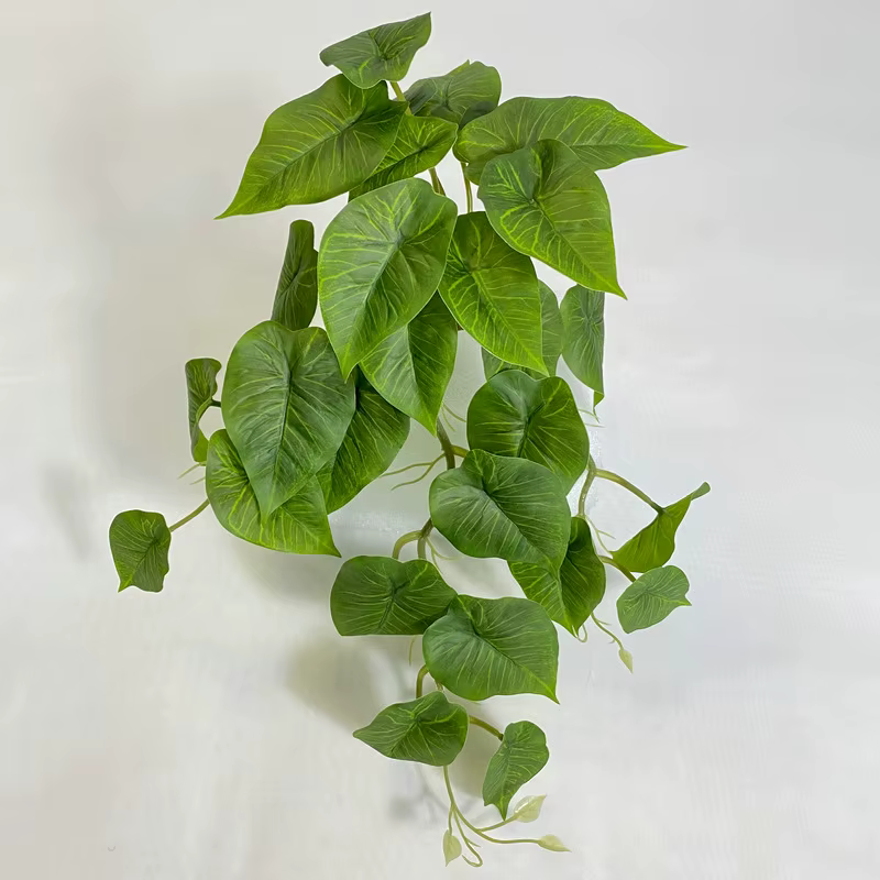 Plante murale de lierre vert, fausses feuilles, décorations de jardin, salon, fenêtre d'hôtel, décor