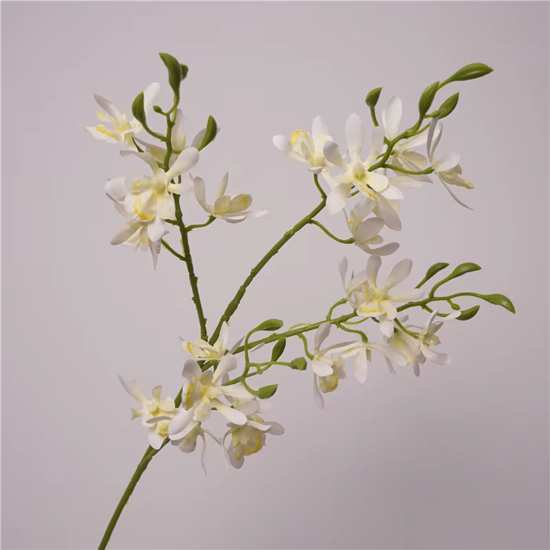 Nouveau Style chinois décoratif fleur artificielle branche unique réaliste Milan fleur fausse fleur 