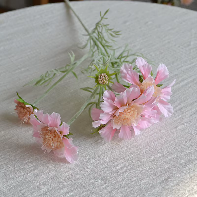 Bouquet de fleurs de chrysanthème, cadeau d'ornement de pièce maîtresse de Table de mariage, marguer