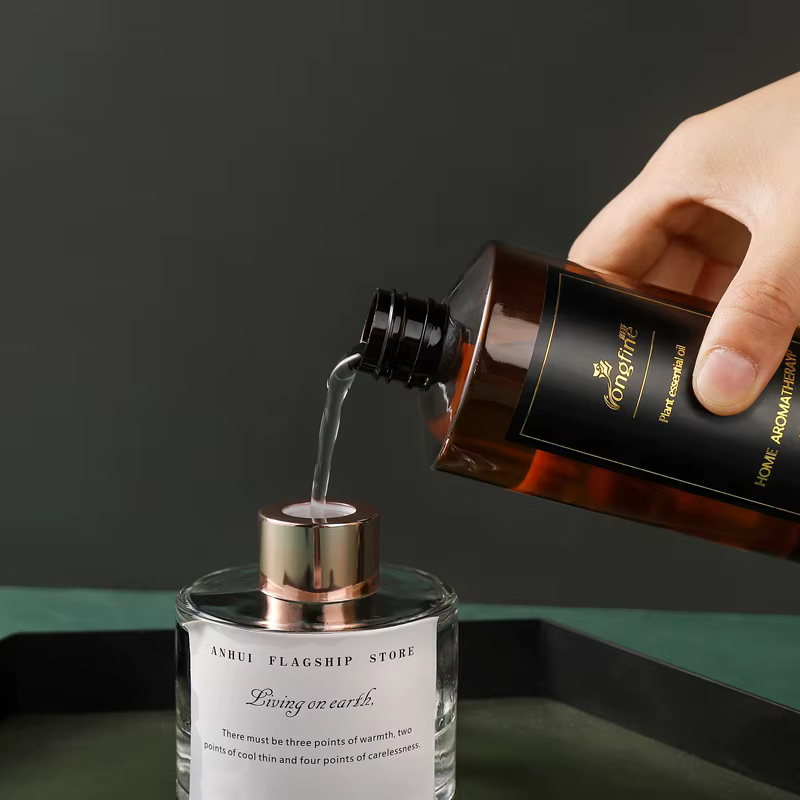 Diffuseur d'huile essentielle de plante de roseau, lavande, jasmin, bois de santal, parfum d'intérie