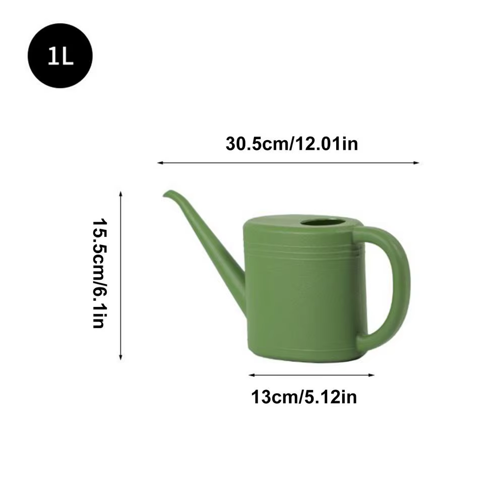 Arrosoir d'intérieur 1L à long bec, portable, petit format, grand arrosoir pour plantes d'intérieur 
