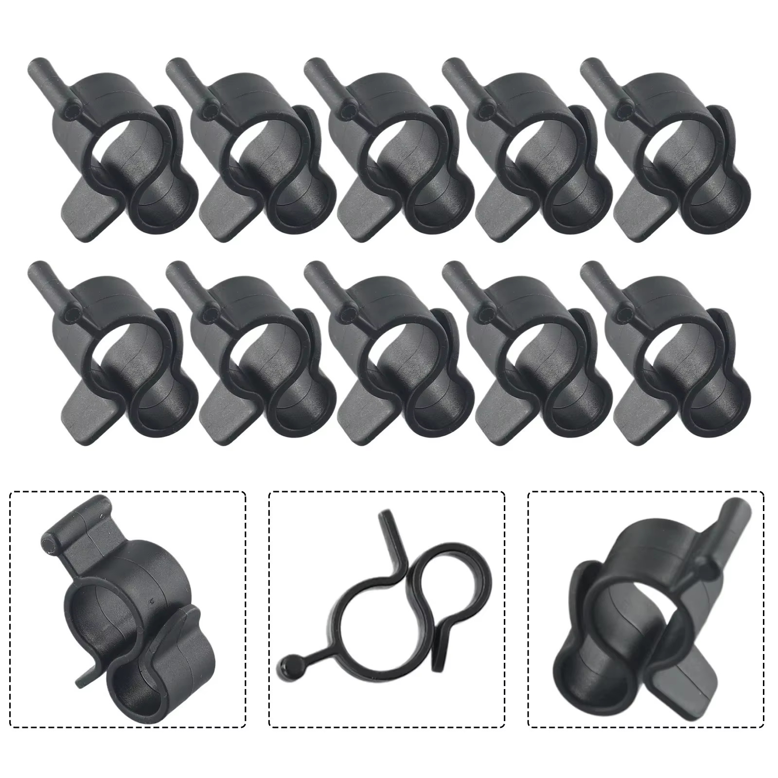 Lot de 10 crochets de fixation pour auvent de caravane, crochets de suspension pour pare-soleil, cro