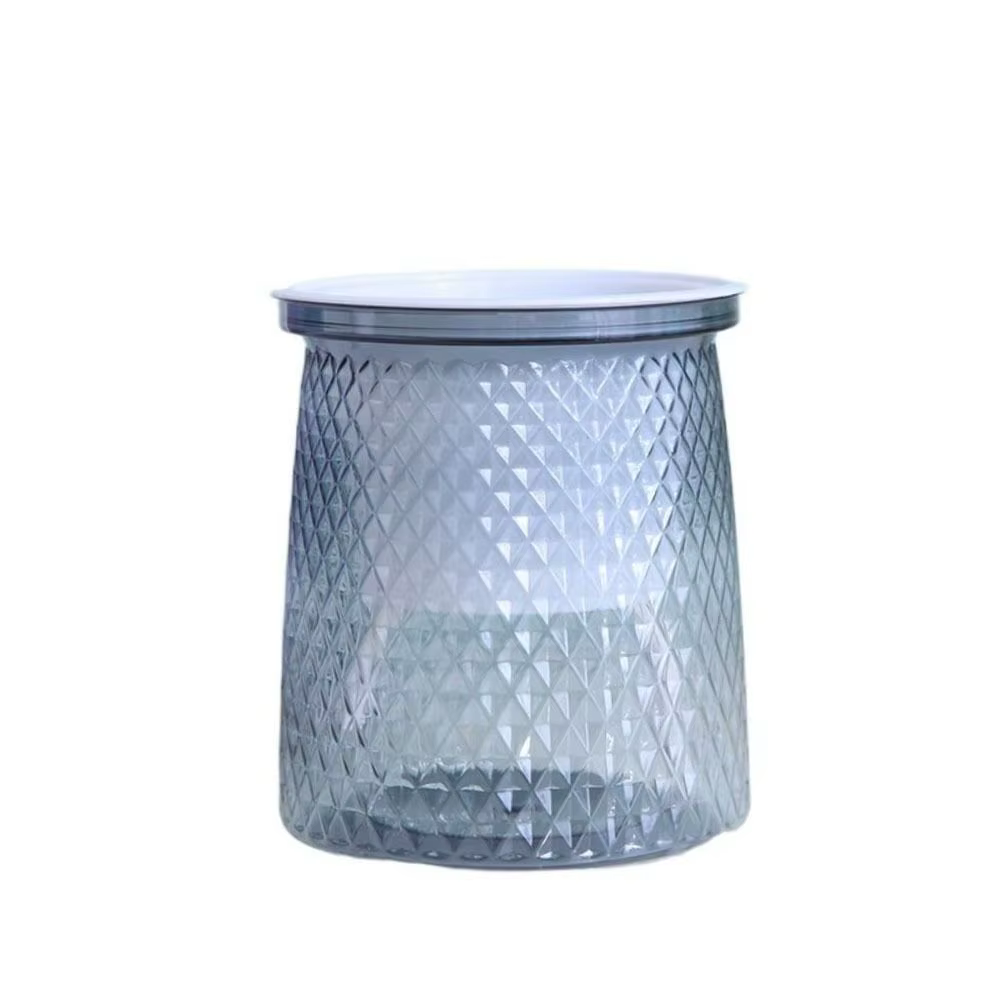 Pot de fleurs en plastique à arrosage automatique, jardinière hydroponique, niveau d'eau visible pra
