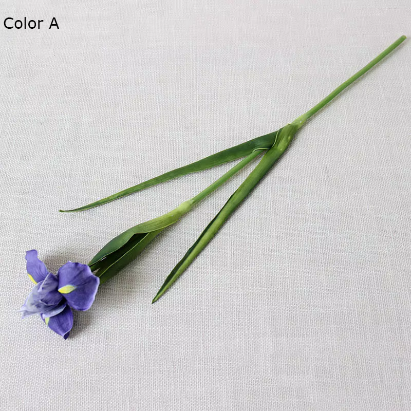 Fausses fleurs d'iris irlandais Real Touch, haute qualité, fausse fleur, sensation de main, décorati