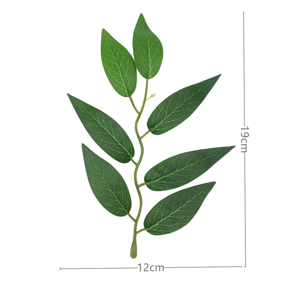 Plantes de Simulation artificielles feuilles de citron feuilles de Jujube Branches feuilles simulées