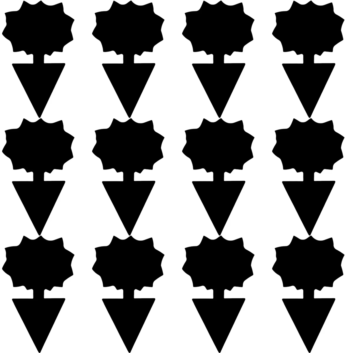 Papier collant imperméable pour plantes en pot, piège à mouches, panneau collant pour mouches de fru