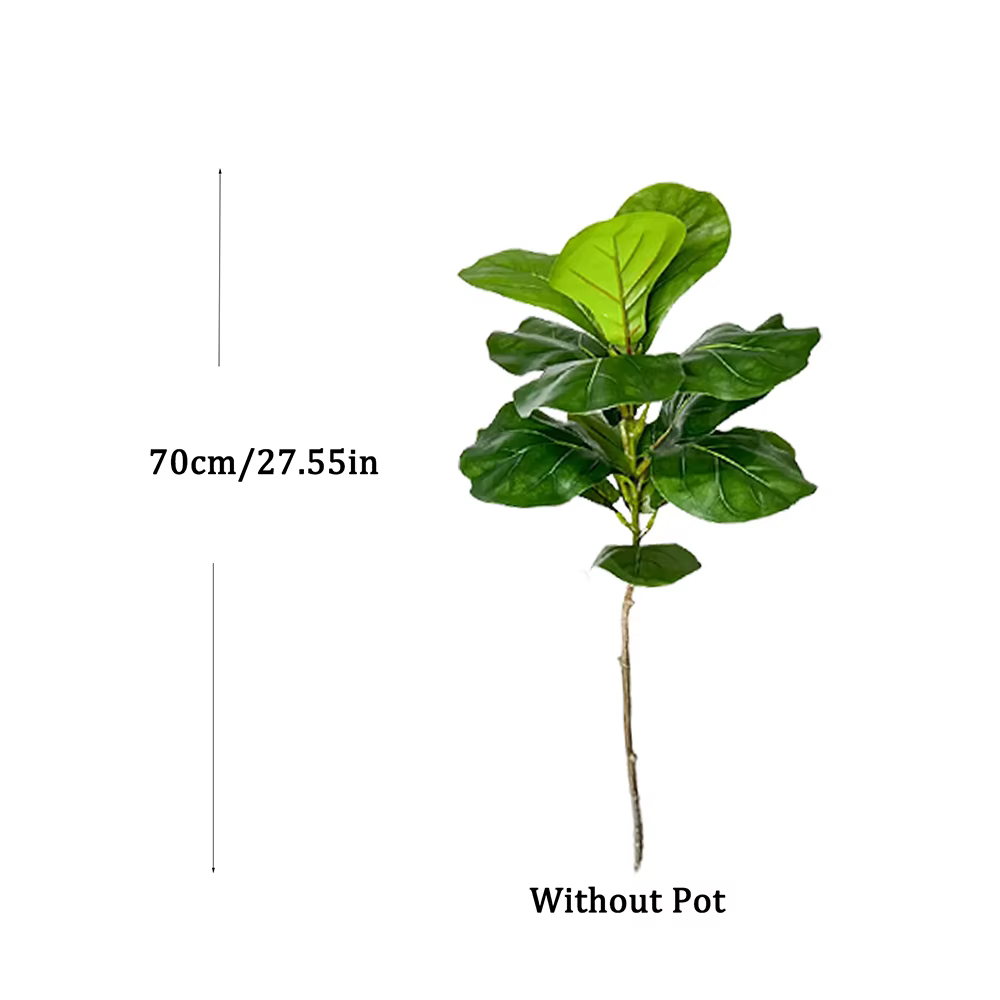 Plantes artificielles de grande taille 70-135 cm, faux ficus, faux palmier, branche de palmier, plan