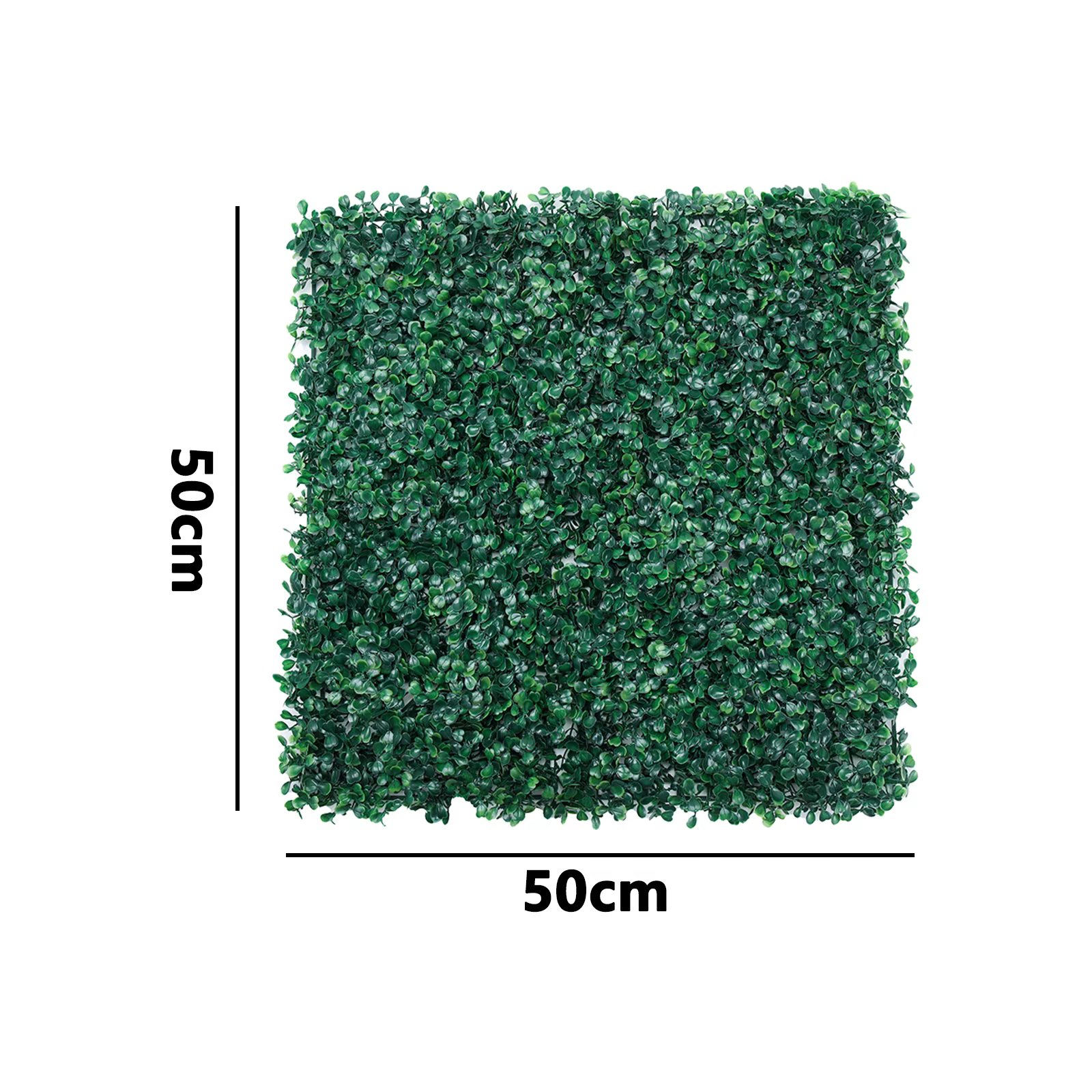 Plante Artificielle pour Décoration Murale, Panneaux Verts, Polymères de Haie de Feuillage, Simulati