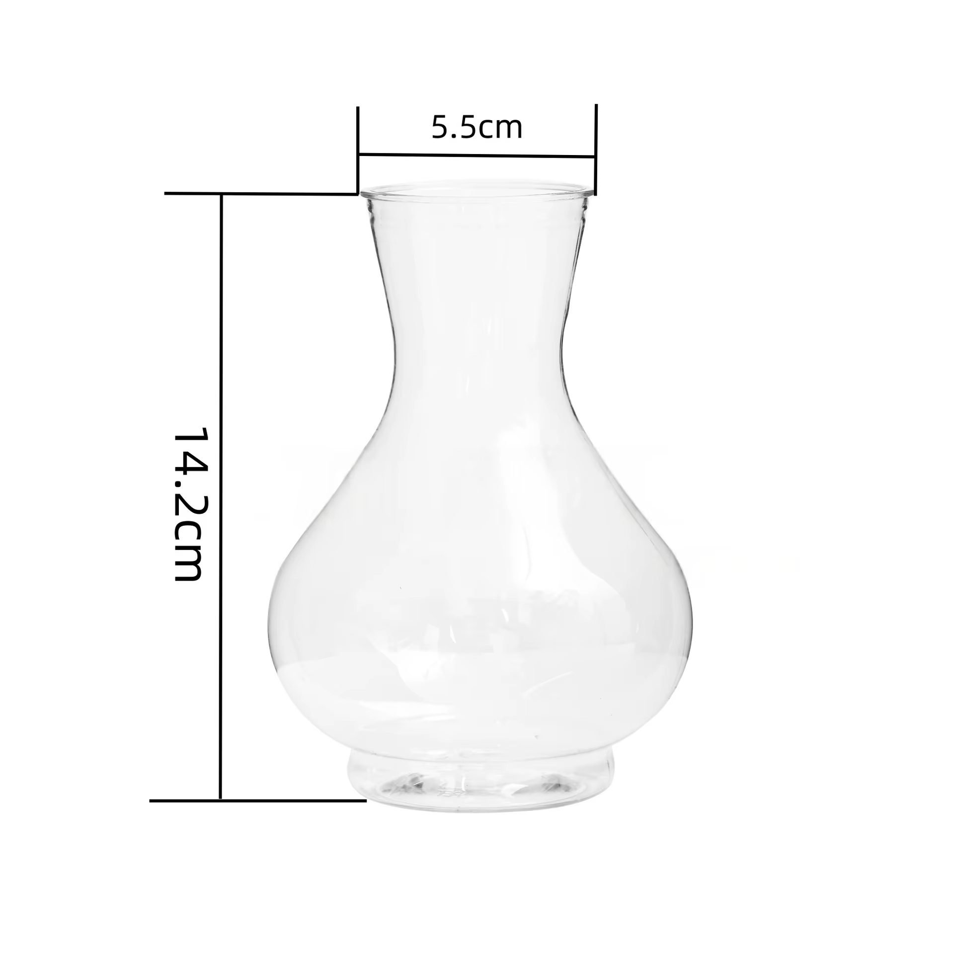 Vases en plastique vintage, conteneurs hydroponiques transparents pour jacinthes, fleurs de lierre v
