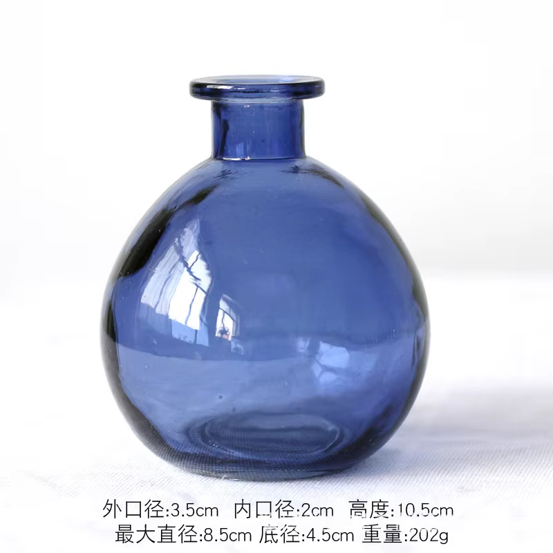 Vase en verre pour décoration de salon, petits vases à fleurs fraîches pour maisons, décor de table 
