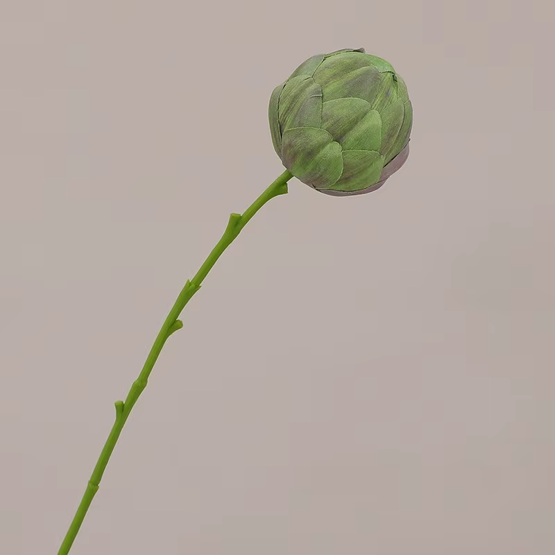 Fleurs artificielles 54cm, 7 pièces, plante fruitée de chardon à tête unique, fausse fleur en soie, 