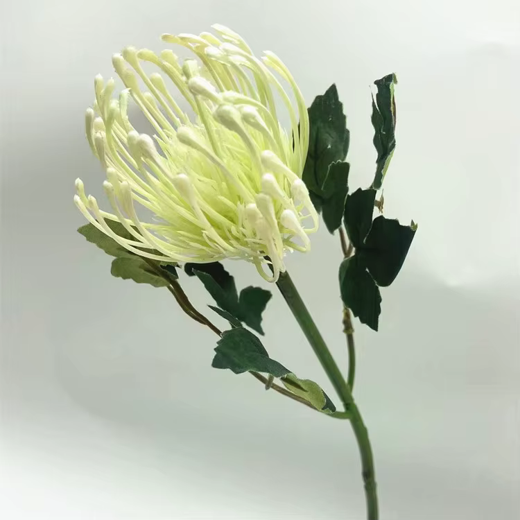 Branche de fleur de pissenlit artificielle, 3 pièces, plante Faux Leucospermum Cordifolium