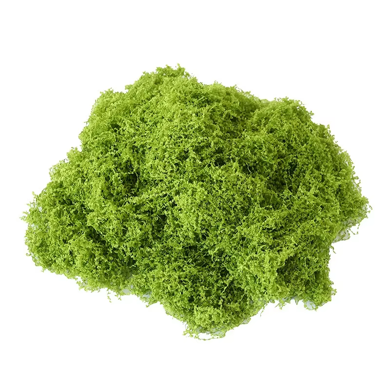 Micro Simulation de fausse mousse verte, artisanat de bricolage, herbe artificielle, fausse mousse c