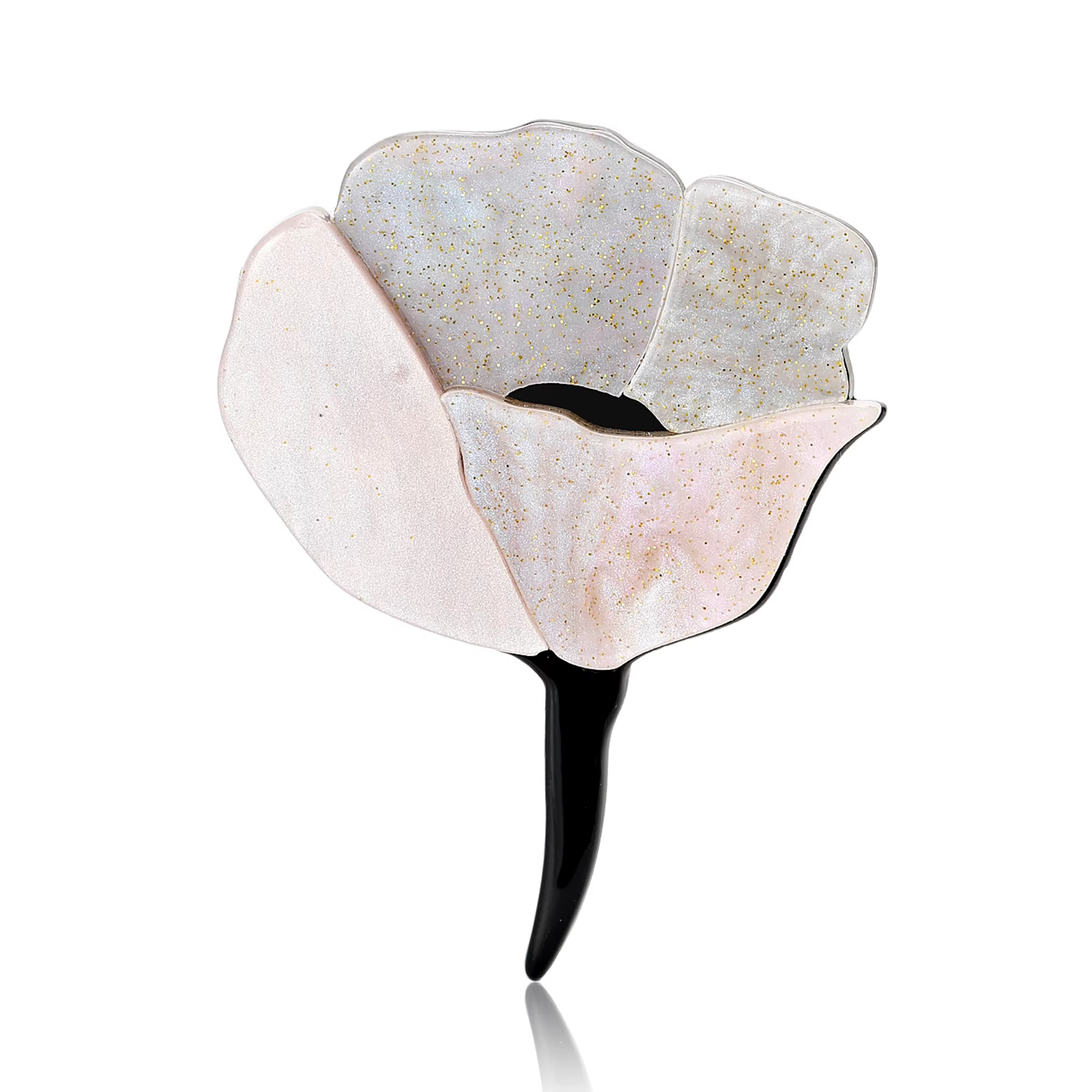 Beaut & Berry luxe acrylique Rose fleur broches pour femmes unisexe plante broches amis fête cadeaux