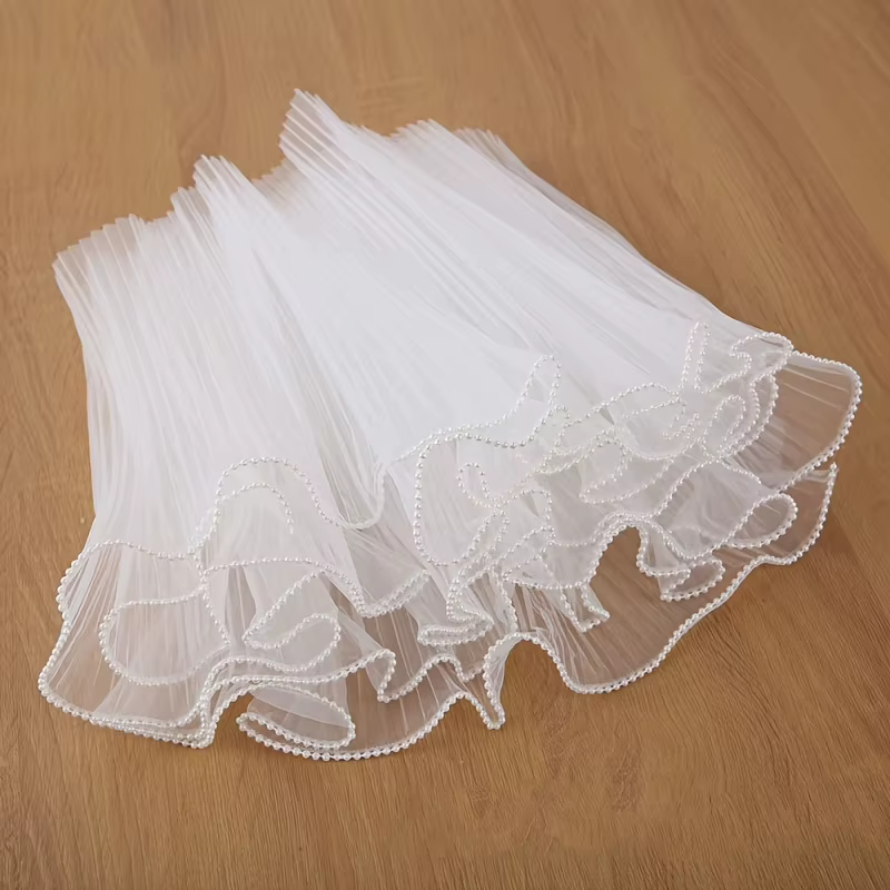 Bouquet ondulé plissé pour la saint-valentin, 1 pièce, maille d'emballage de fleurs, fil ondulé déco